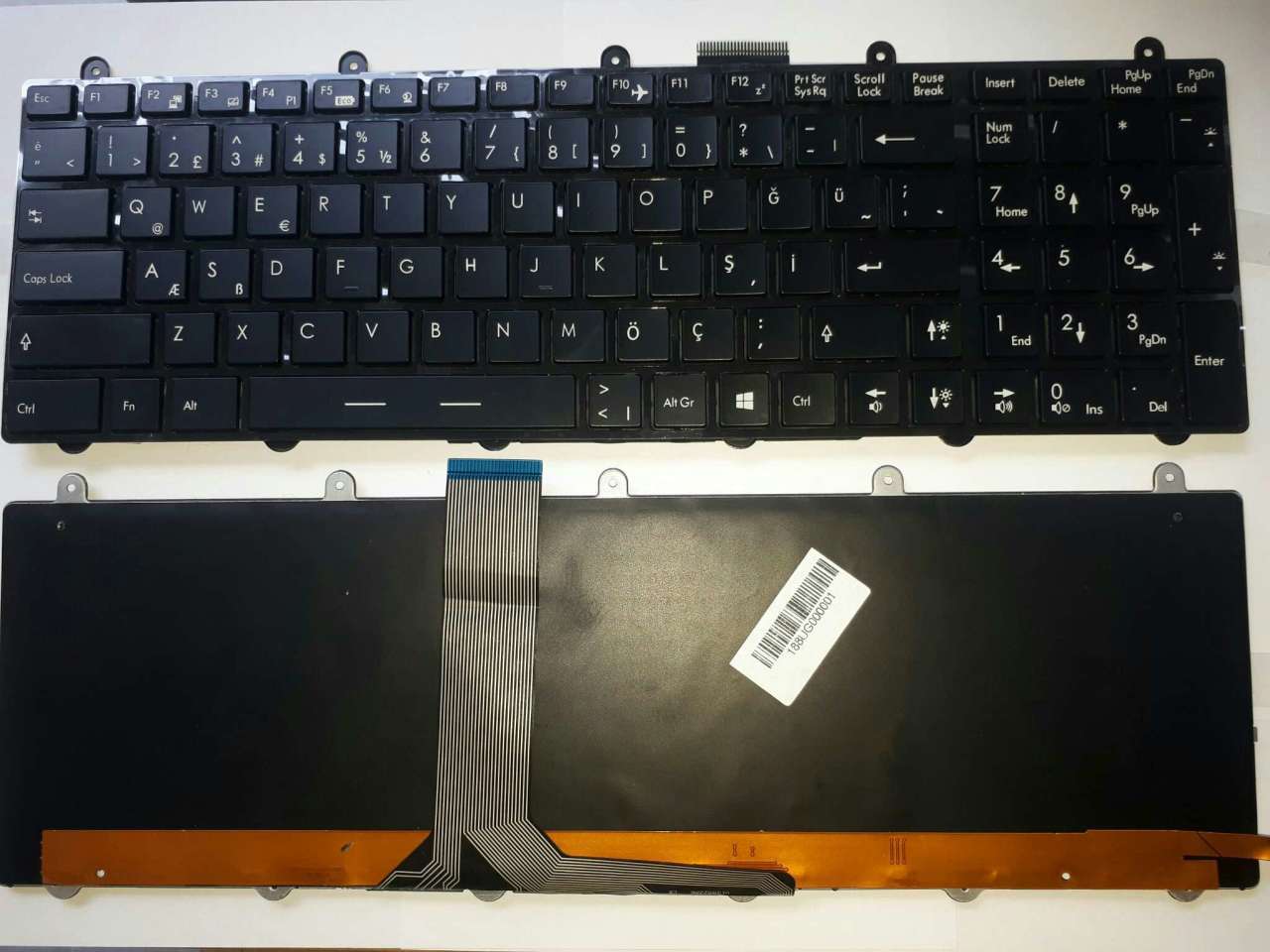 MSI MS16GB v123322Ik1 Ledli Klavye